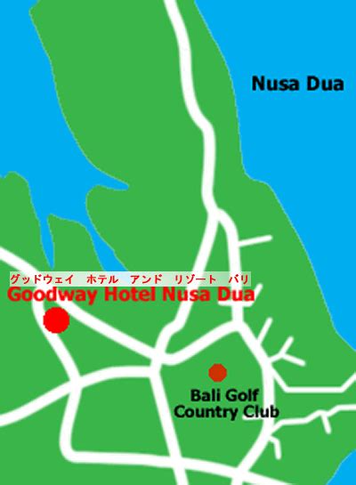 goodway hotel bali map
