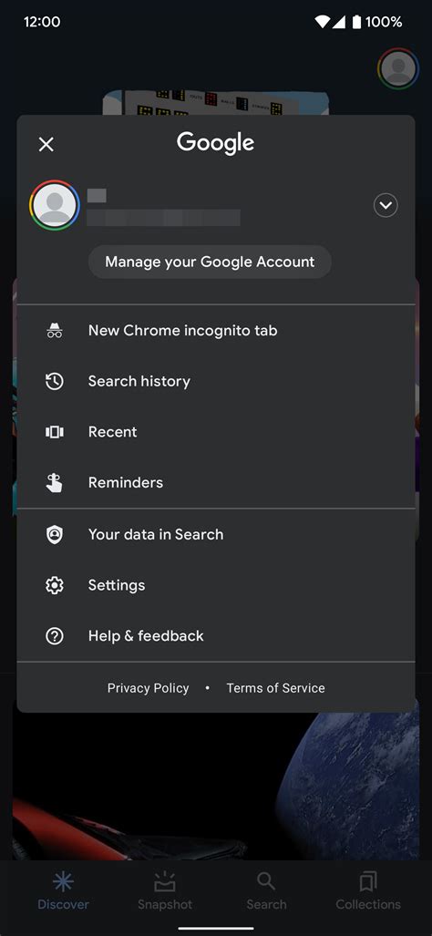 Google Account Settings