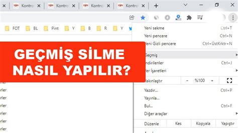 google arama motoru geçmişi silme