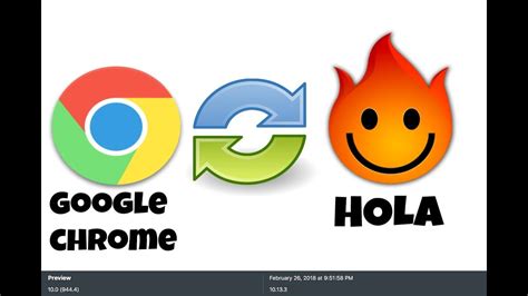 google chrome with hola