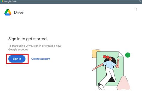 google drive sign in with different account