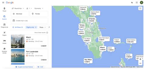 google flights florida