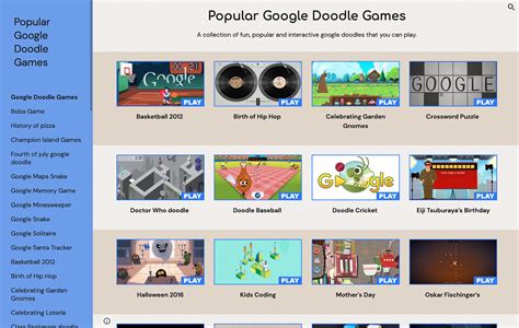 Google Games Sites