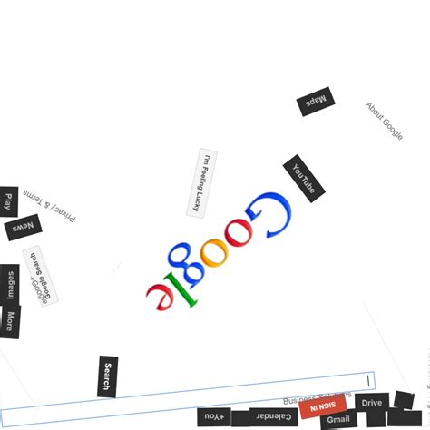 Google Gravity Website
