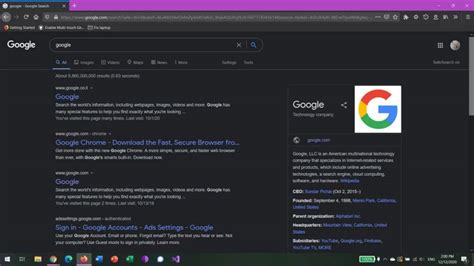 Google Koyu Tema