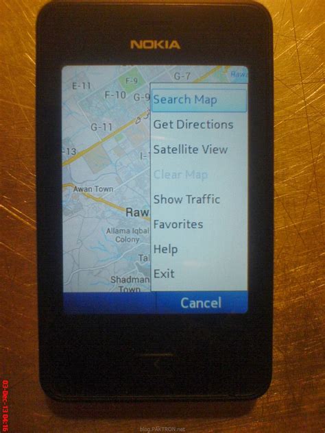 Google Map For Nokia Asha 2055