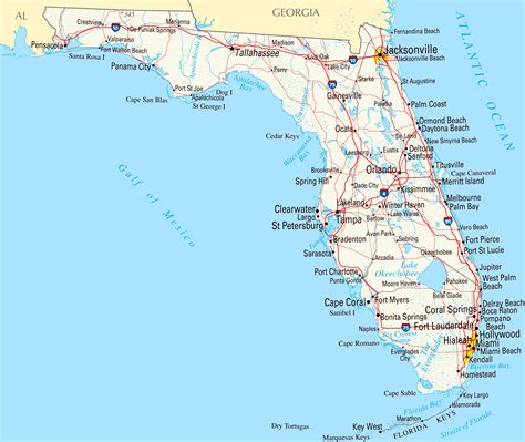 google map of florida state