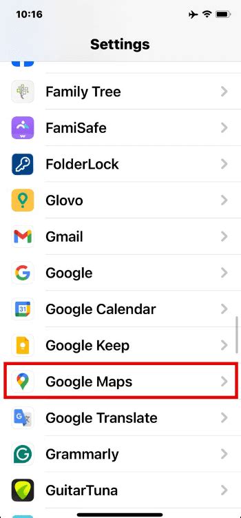 google maps inställningar