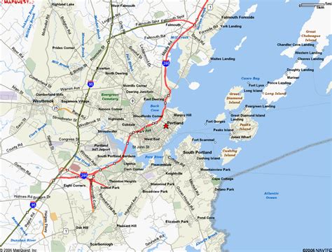 google maps maine
