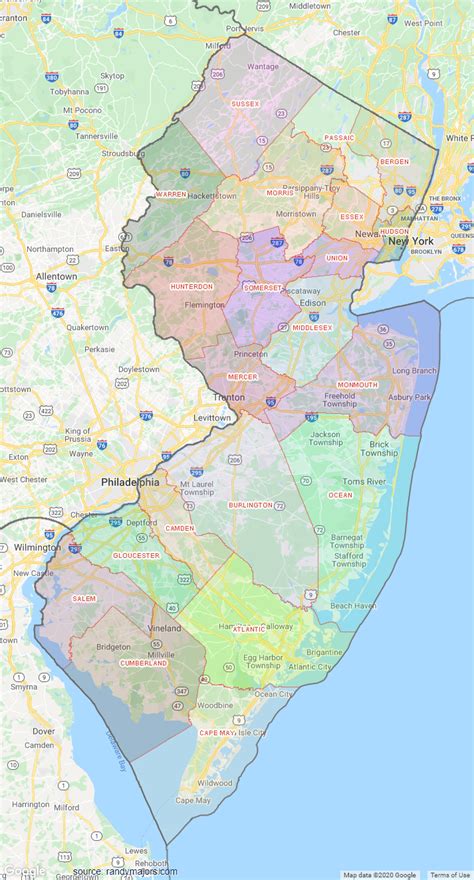 google maps new jersey