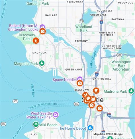 google maps seattle washington