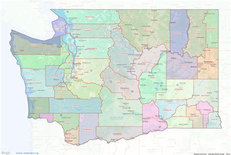 google maps washington state