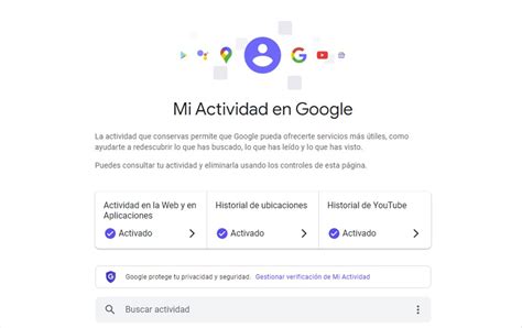 Google Mi Actividad