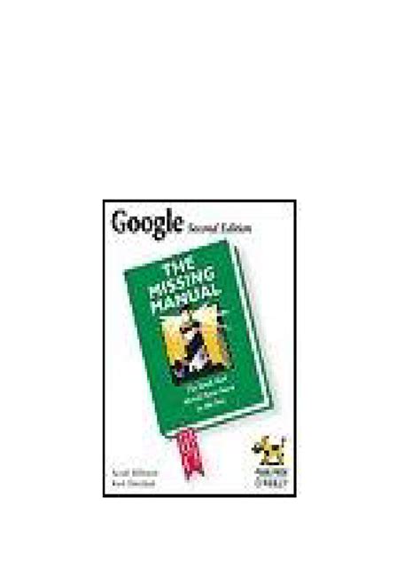 Google Missing Manual