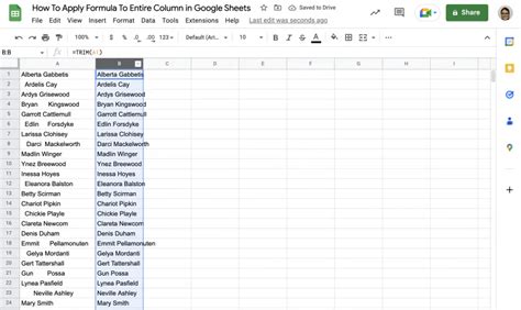 google sheets shortcut cursor to formula