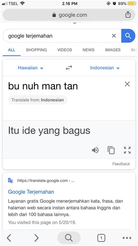 google terjemahan bahasa jawa ke indonesia