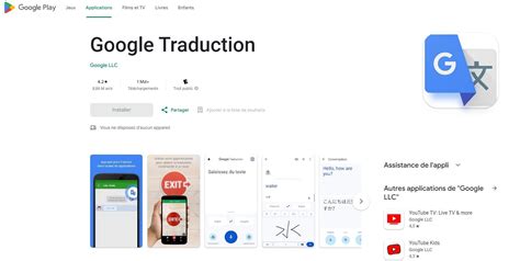 Google Traduction Tion