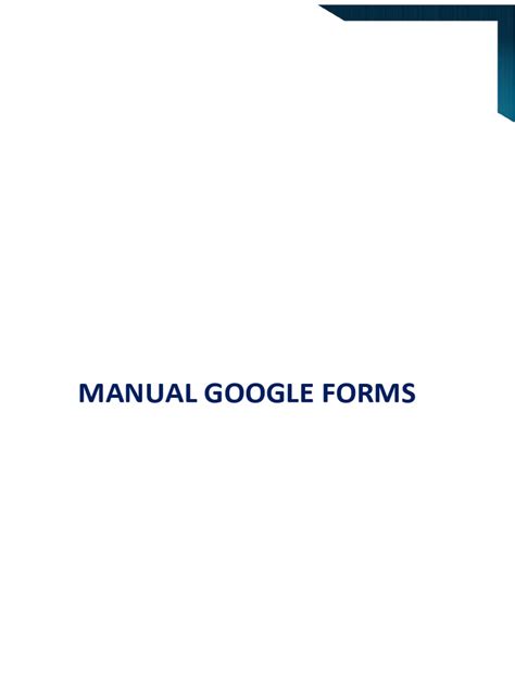 Full Download Google Forms Manual 