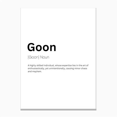 Goon Meaning