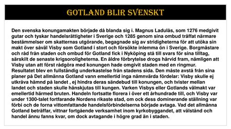 gotland svenskt