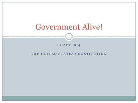 Government Alive Notes