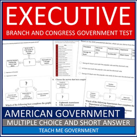 government test executive branch answer key