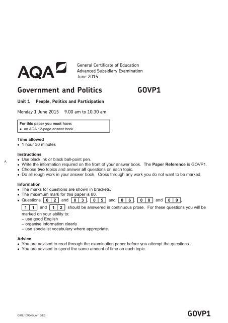 Download Government And Politics Govp1 