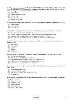 Download Government Multiple Choice Answers 2005 