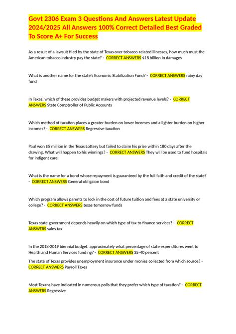 govt 2306 exam 3