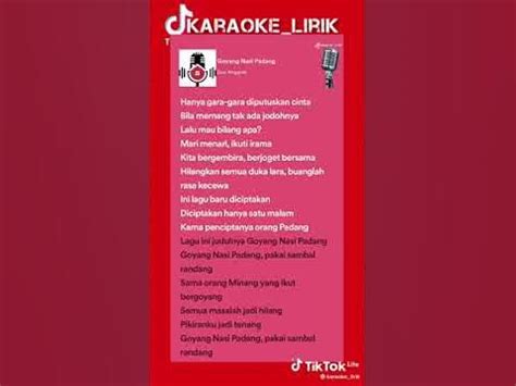 GOYANG NASI PADANG LIRIK - Duo Anggrek - Goyang Nasi Padang lyrics