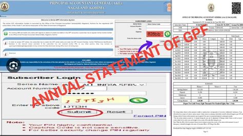 Gpf Statement Nagaland