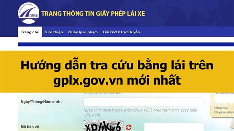 gplx gov vn | Trang ch Trang thng tin giy php