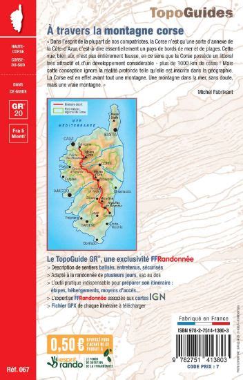 gr 20 a travers la montagne de corse de calenzana