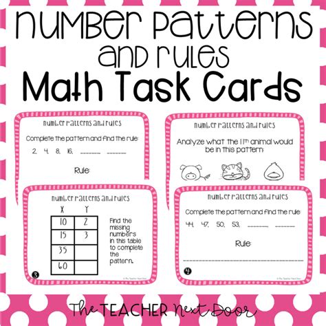 Gr 4 Mathematics Numeric Patterns Lesson T3 W3 Numeric Patterns 4th Grade - Numeric Patterns 4th Grade