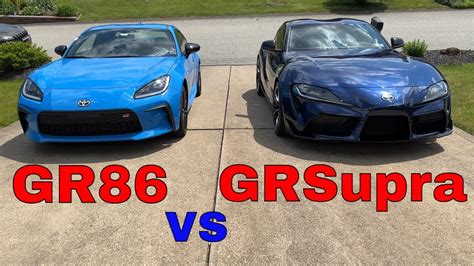GR 86 vs Supra: Affordable Fun vs Legendary Performance