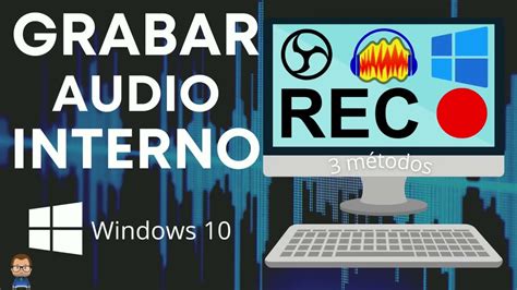 grabar audio pc windows 10