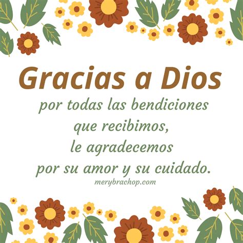 Gracias Dios Reflexion