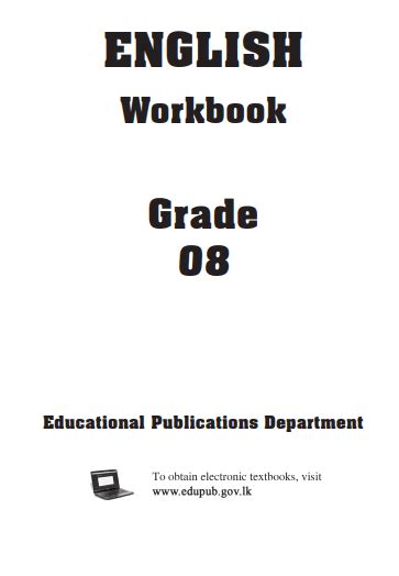 Grade 08 English Workbook English Medium New Syllabus 8th Grade English Workbook - 8th Grade English Workbook