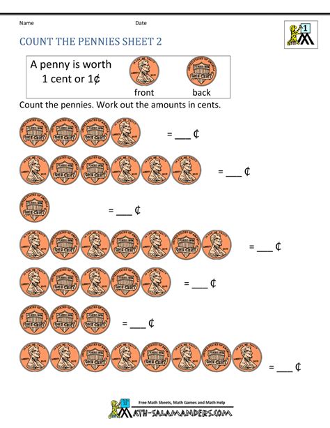 Grade 1 Counting Money Worksheets Pennies Nickels And Counting Coins Worksheet 1st Grade - Counting Coins Worksheet 1st Grade