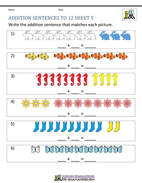 Grade 1 Math Worksheet Addition With Missing Addends Missing Addends Worksheets 1st Grade - Missing Addends Worksheets 1st Grade
