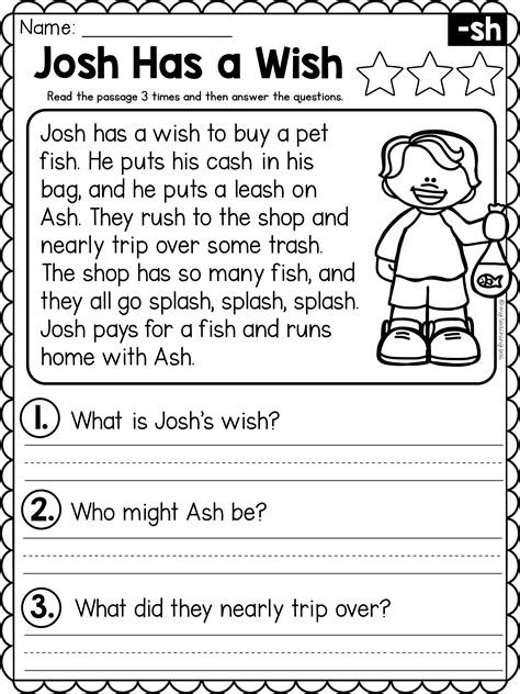 Grade 1 Reading Passages And Paragraphs Worksheets K5 Short Paragraphs For Kids - Short Paragraphs For Kids