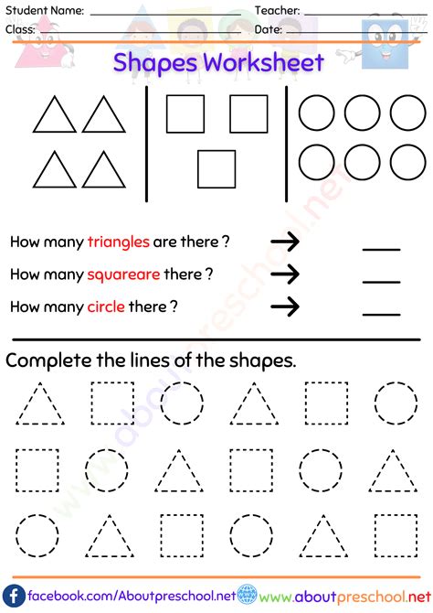 Grade 1 Shapes Worksheets Shapes Worksheet For Grade 1 - Shapes Worksheet For Grade 1
