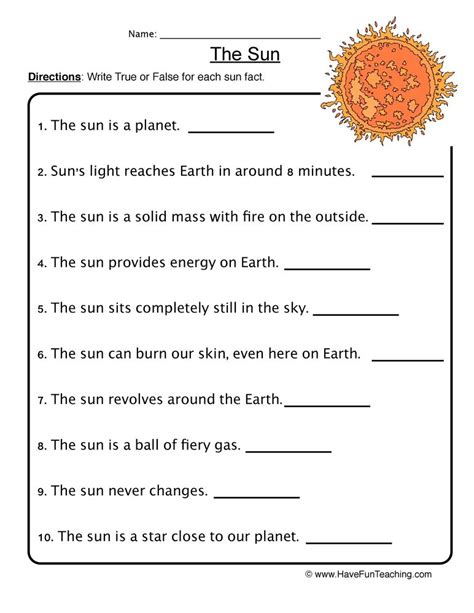Grade 1 The Sun Worksheets K12 Workbook Sun Worksheets For First Grade - Sun Worksheets For First Grade