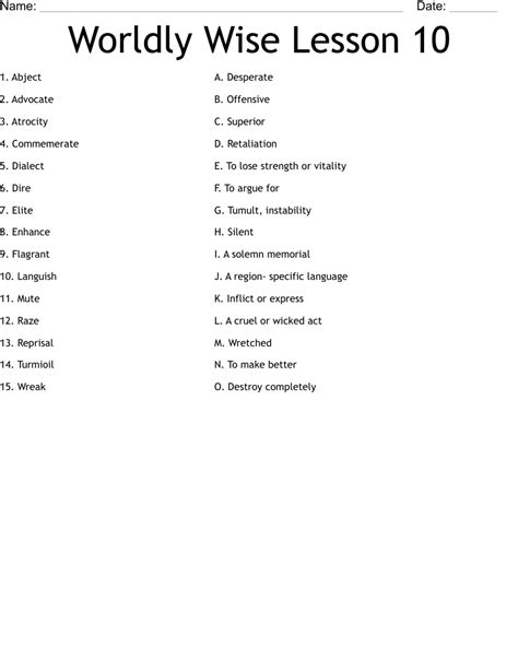 Grade 1 Worldly Wise