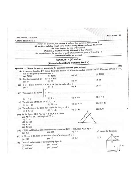 Grade 10 Mathematics Question Papers And Memos