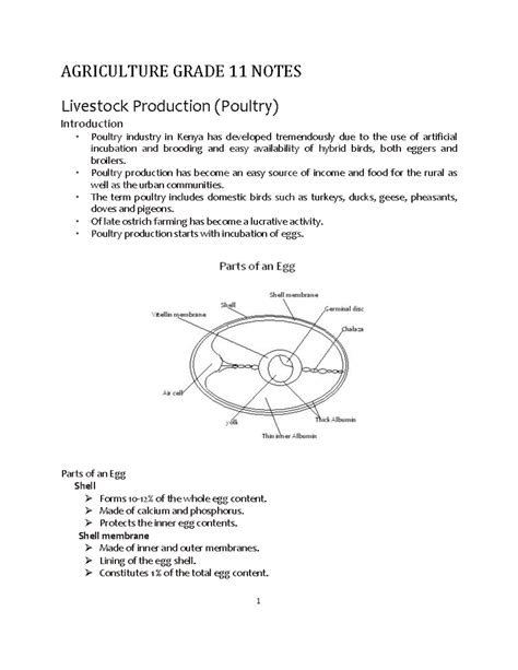 grade 11 agriculture study guide