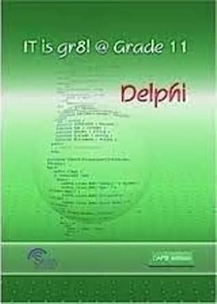 Grade 11 It Delphi Caps