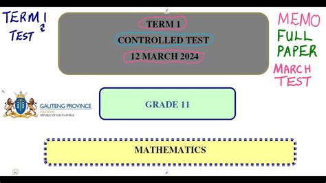 Grade 11 March Controlled Test Life Science Paper