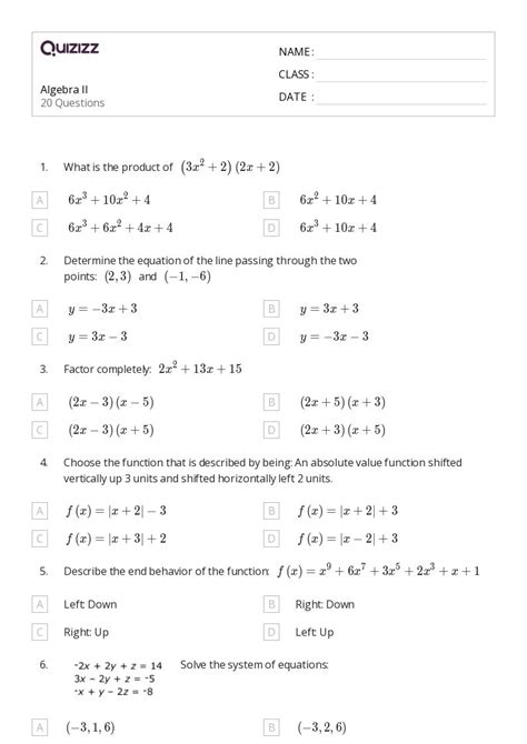 Grade 11 Math Problems