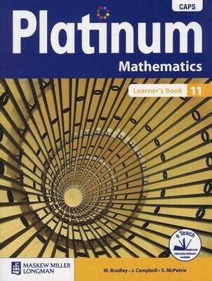 grade 11 platinum mathematics assignment memorandum